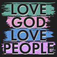 Love God Love People Religious Christian Faith Hat thumb 2