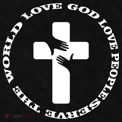 Love God People The World Ladies PosiCharge Tri-Blend Wicking Tank