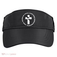 Love God People The World Adult Drive Performance Visor thumb 0