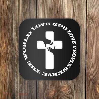 Love God People The World Coaster