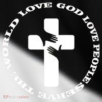 Love God People The World Toddler Fine Jersey T-Shirt thumb 2