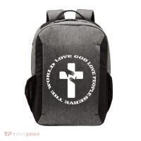 Love God People The World Vector Backpack thumb 0