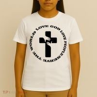 Love God People The World T-Shirt thumb 4