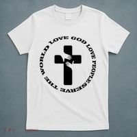 Love God People The World T-Shirt thumb 5