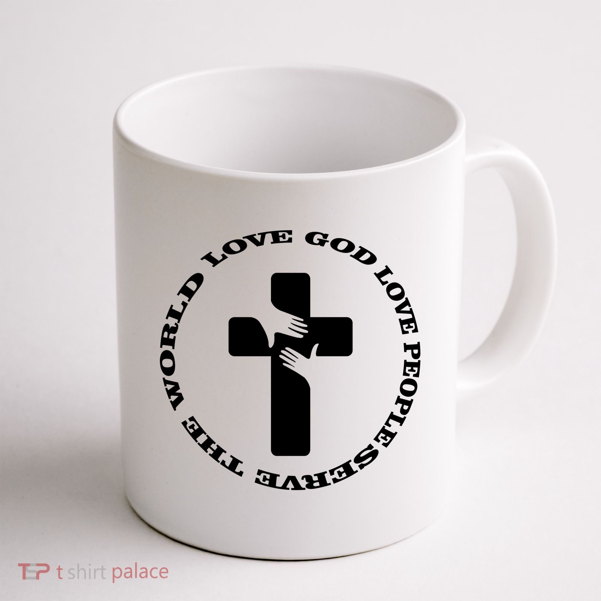 Love God People The World Coffee Mug