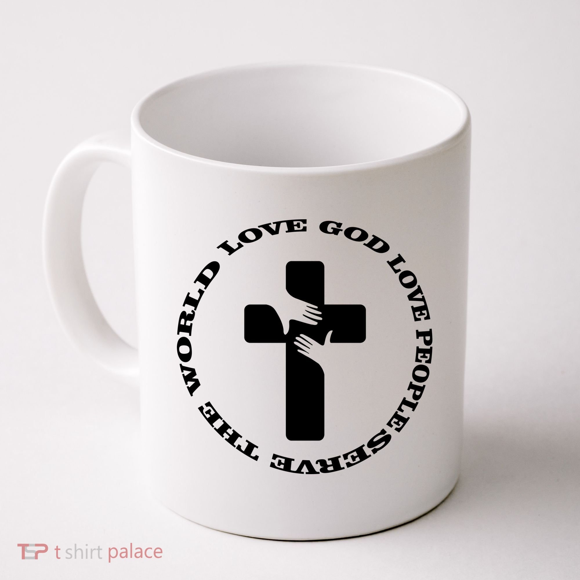 Love God People The World Coffee Mug