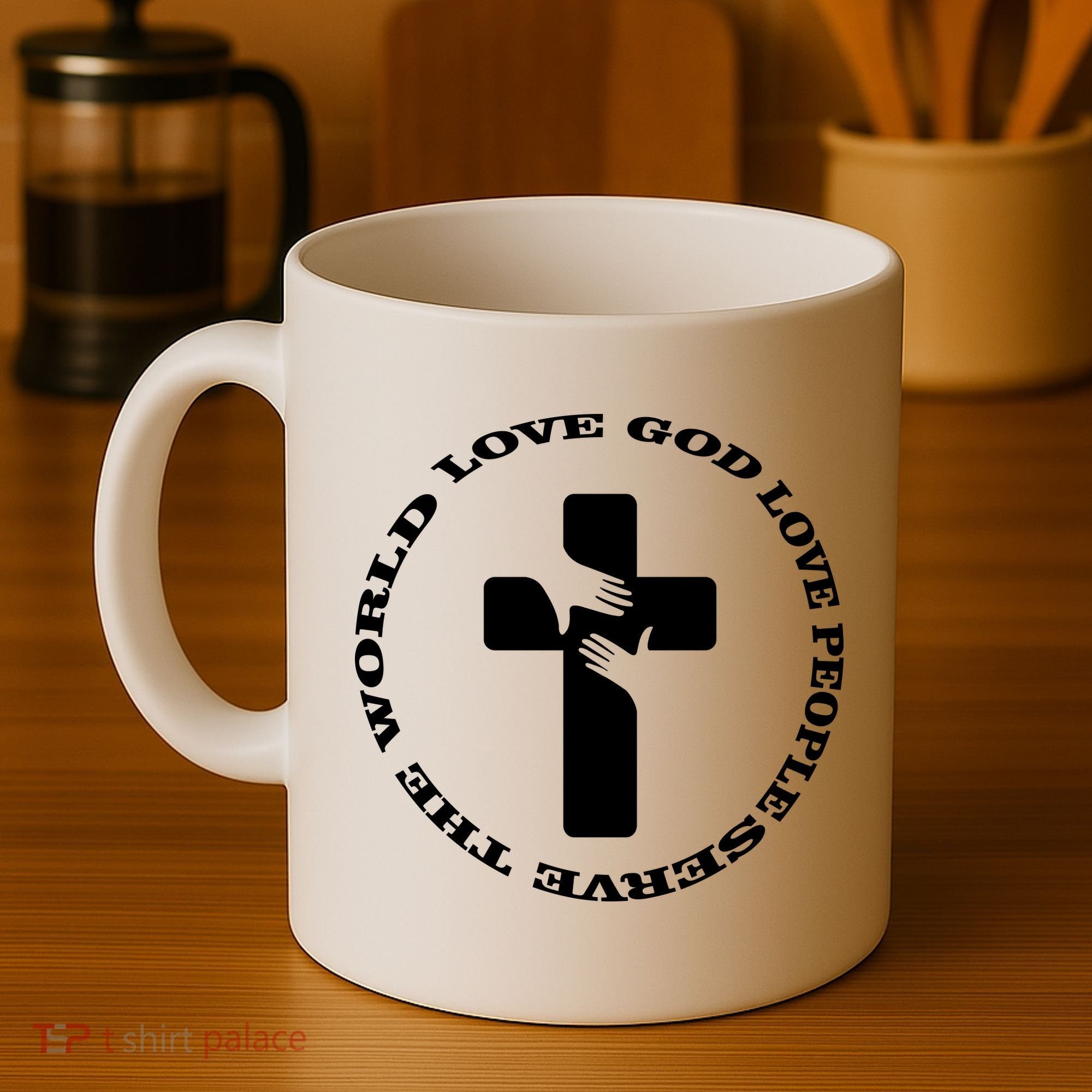 Love God People The World Coffee Mug