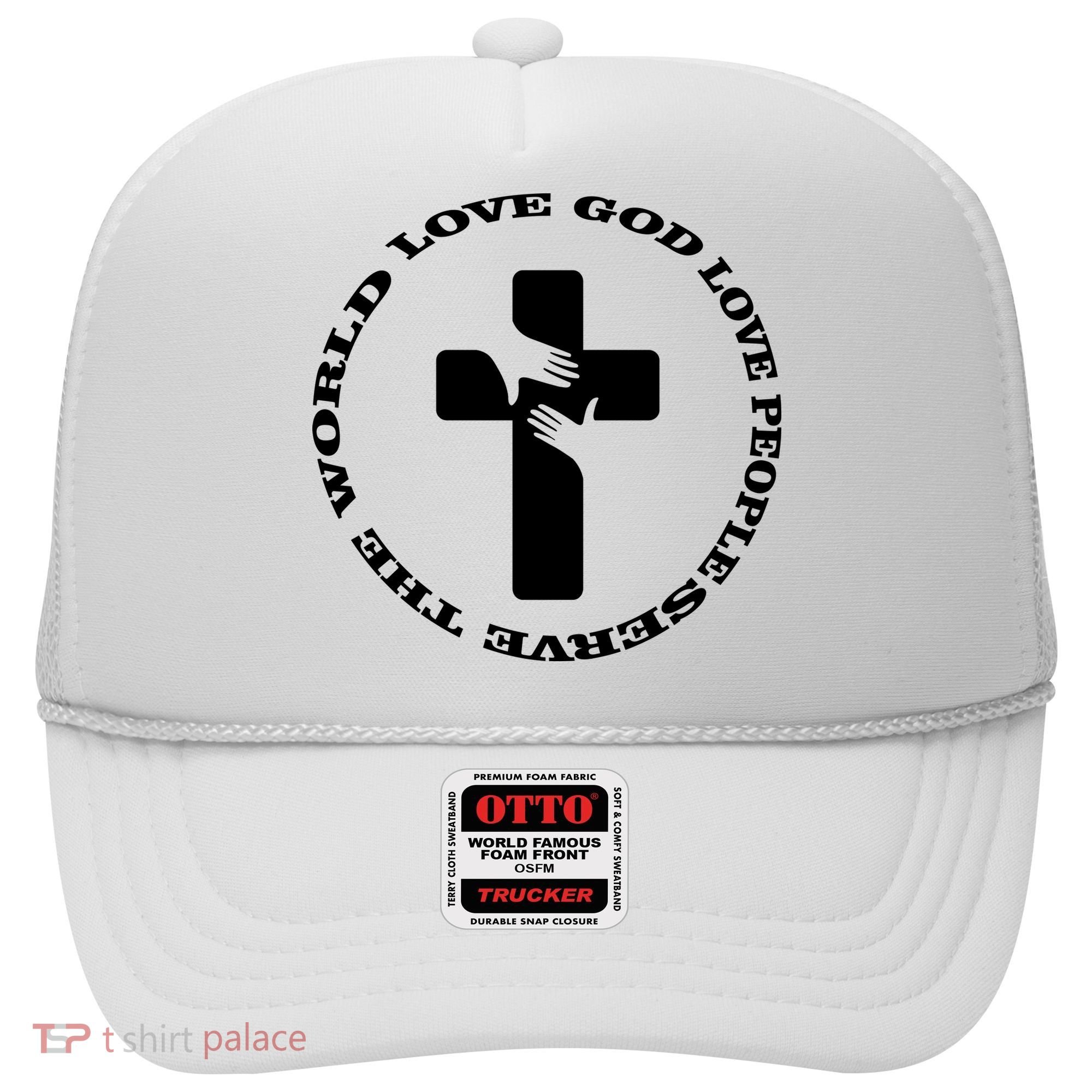 Love God People The World Hat