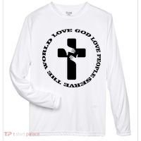 Love God People The World Zone Performance Long-Sleeve T-Shirt thumb 0