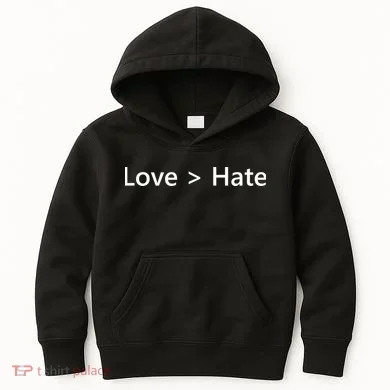 Love Greater Than Hate Kids Hoodie