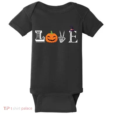 Love Halloween Baby Bodysuit