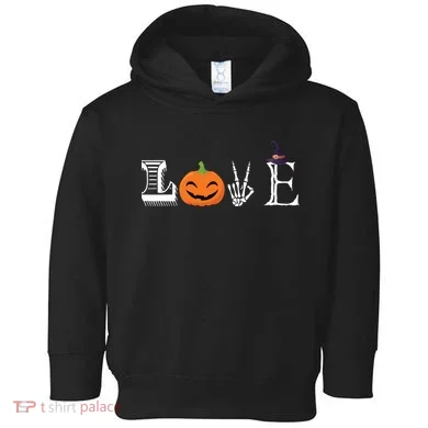 Love Halloween Toddler Hoodie