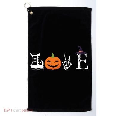 Love Halloween Golf Towel