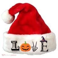 Love Halloween Santa Hat thumb 0