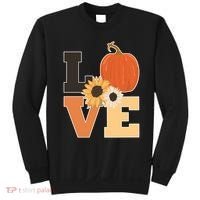 LOVE Halloween Autumn Floral Sweatshirt thumb 0