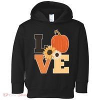LOVE Halloween Autumn Floral Toddler Hoodie thumb 0