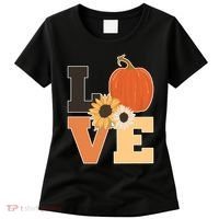 LOVE Halloween Autumn Floral Women's T-Shirt thumb 0