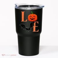 Love Halloween Pumpkin Bat Tumbler thumb 0