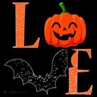 Love Halloween Pumpkin Bat Visor thumb 3