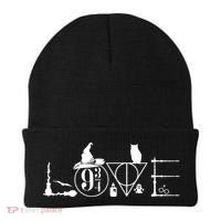 Love Halloween Witch Craft Wizard Logo Beanie thumb 0