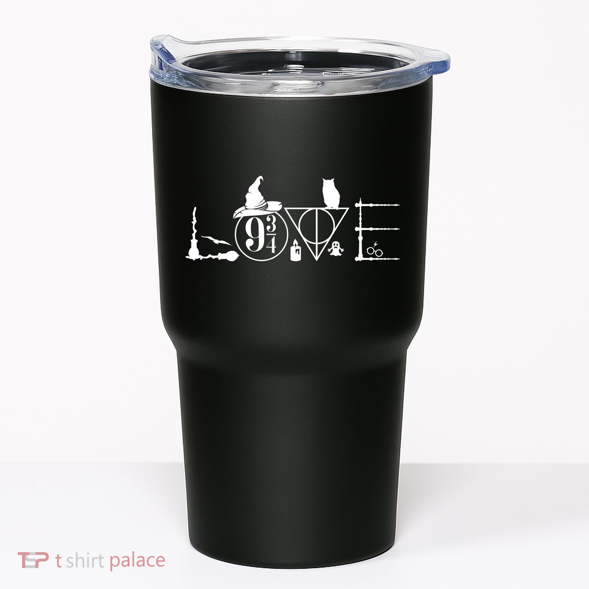 Love Halloween Witch Craft Wizard Logo Tumbler
