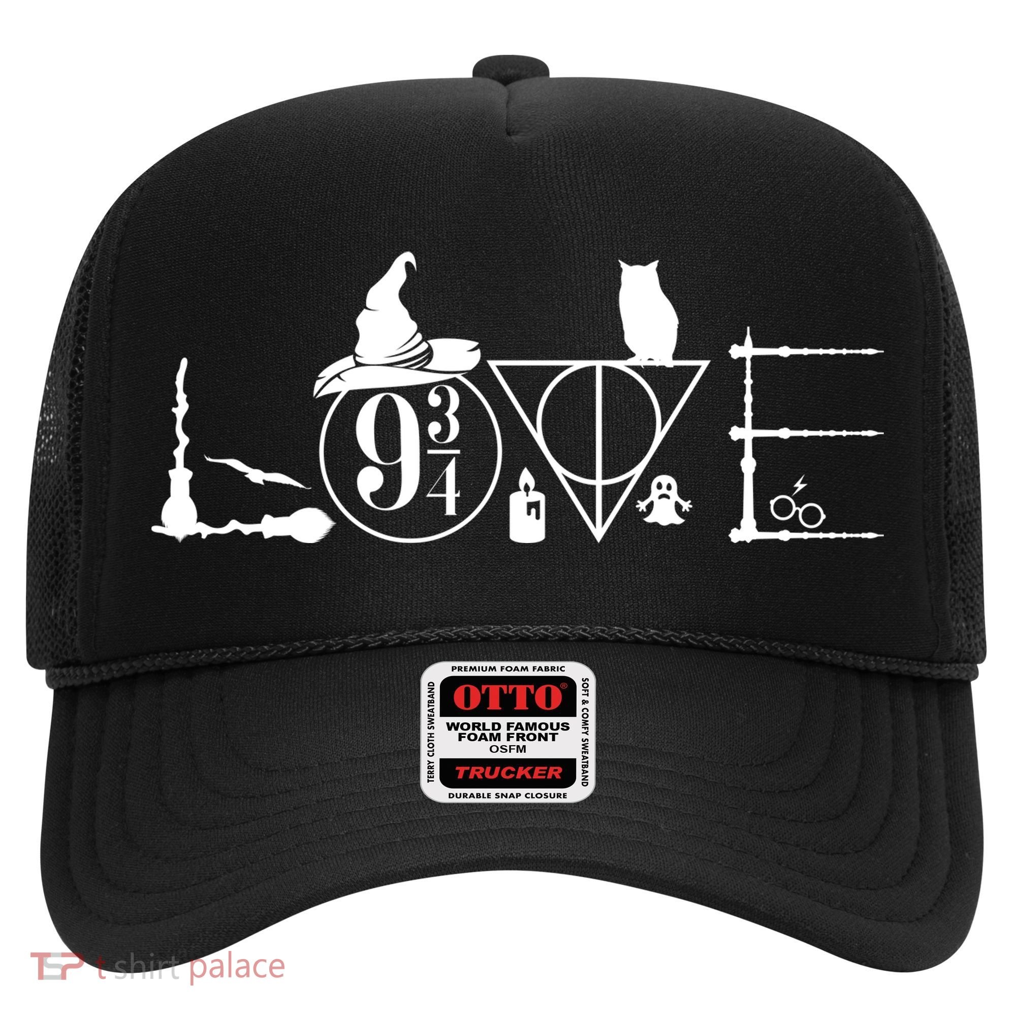 Love Halloween Witch Craft Wizard Logo Hat