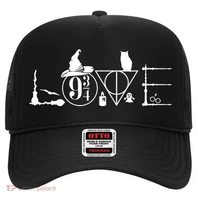 Love Halloween Witch Craft Wizard Logo Hat
