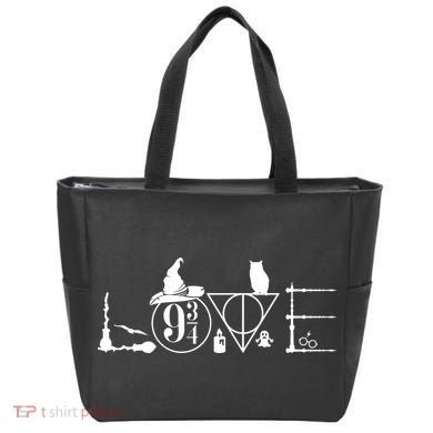 Love Halloween Witch Craft Wizard Logo Tote Bag