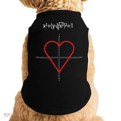 Love Heart Math Equation Doggie Tank
