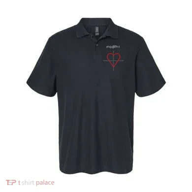 Love Heart Math Equation Polo