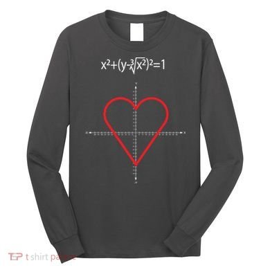Love Heart Math Equation Long Sleeve Shirt