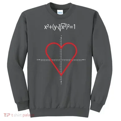 Love Heart Math Equation Sweatshirt