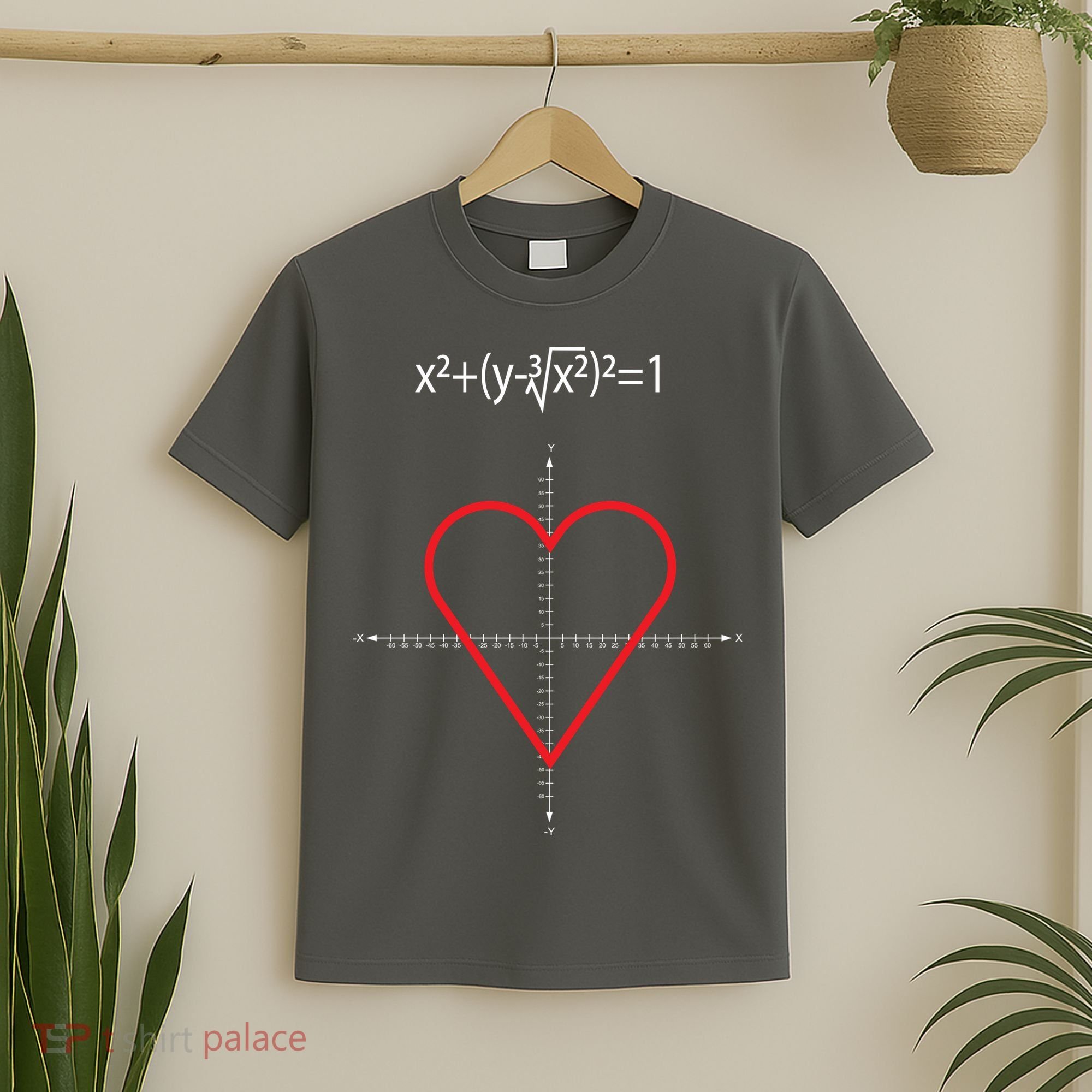 Love Heart Math Equation T-Shirt