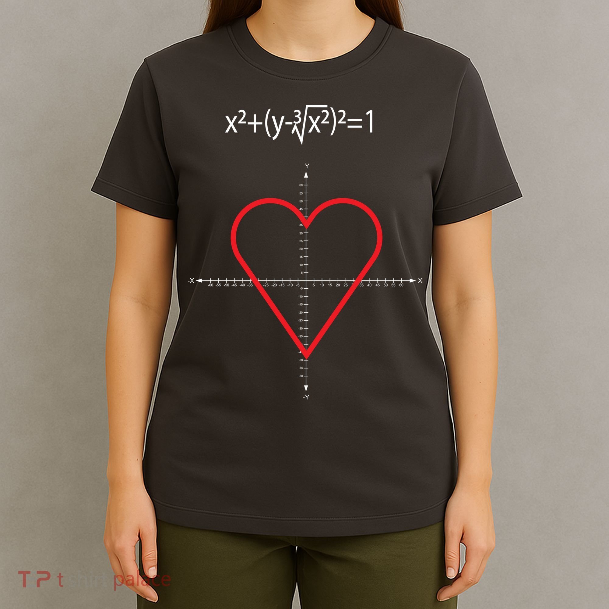 Love Heart Math Equation T-Shirt