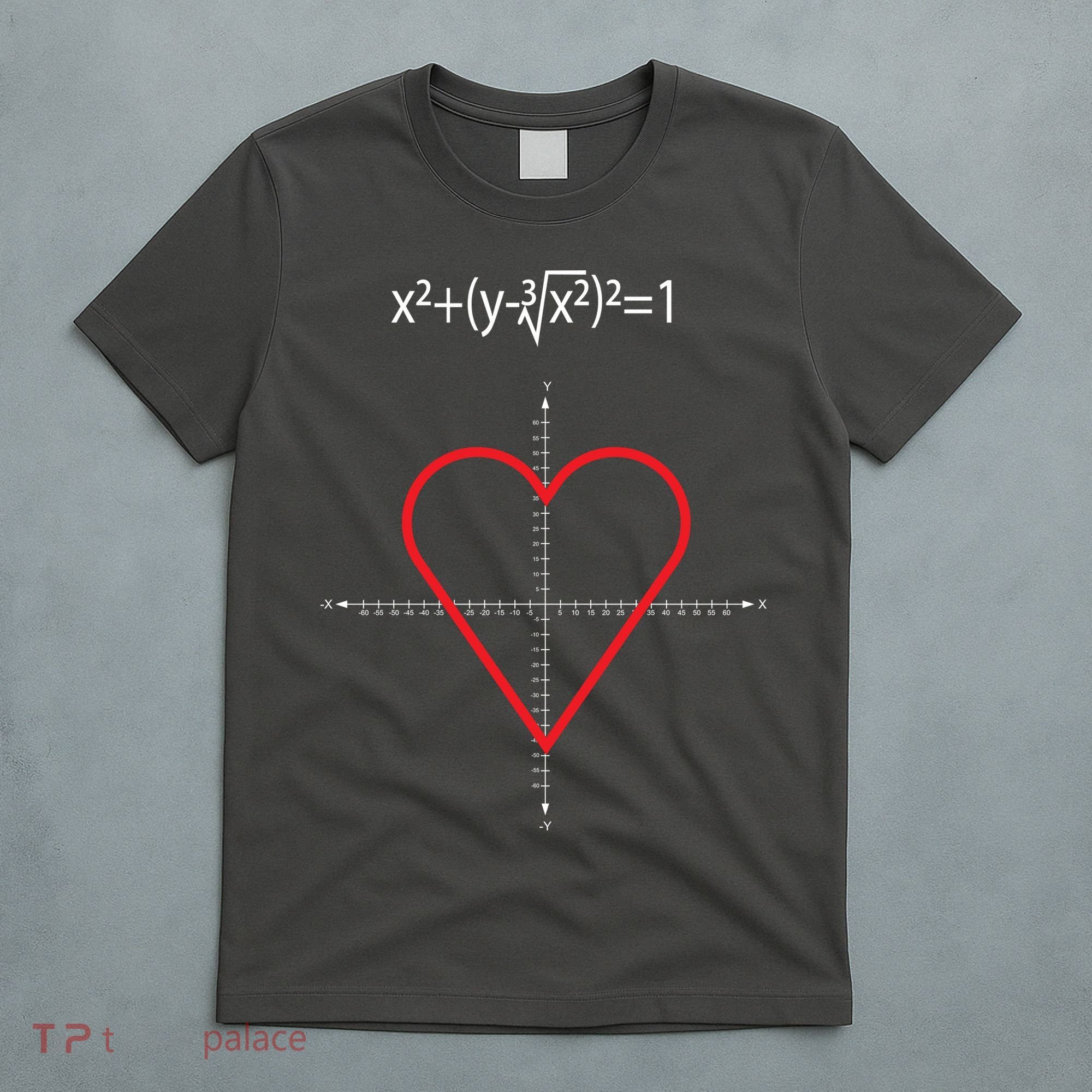Love Heart Math Equation T-Shirt