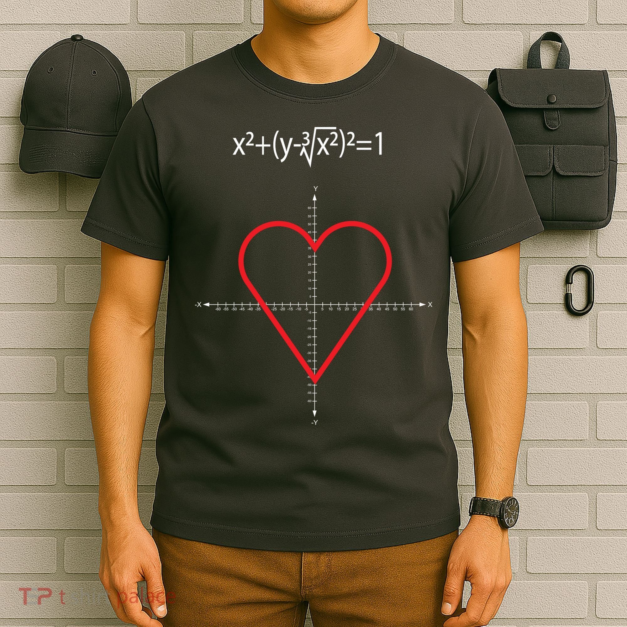 Love Heart Math Equation T-Shirt