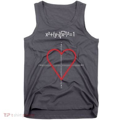 Love Heart Math Equation Tank Top