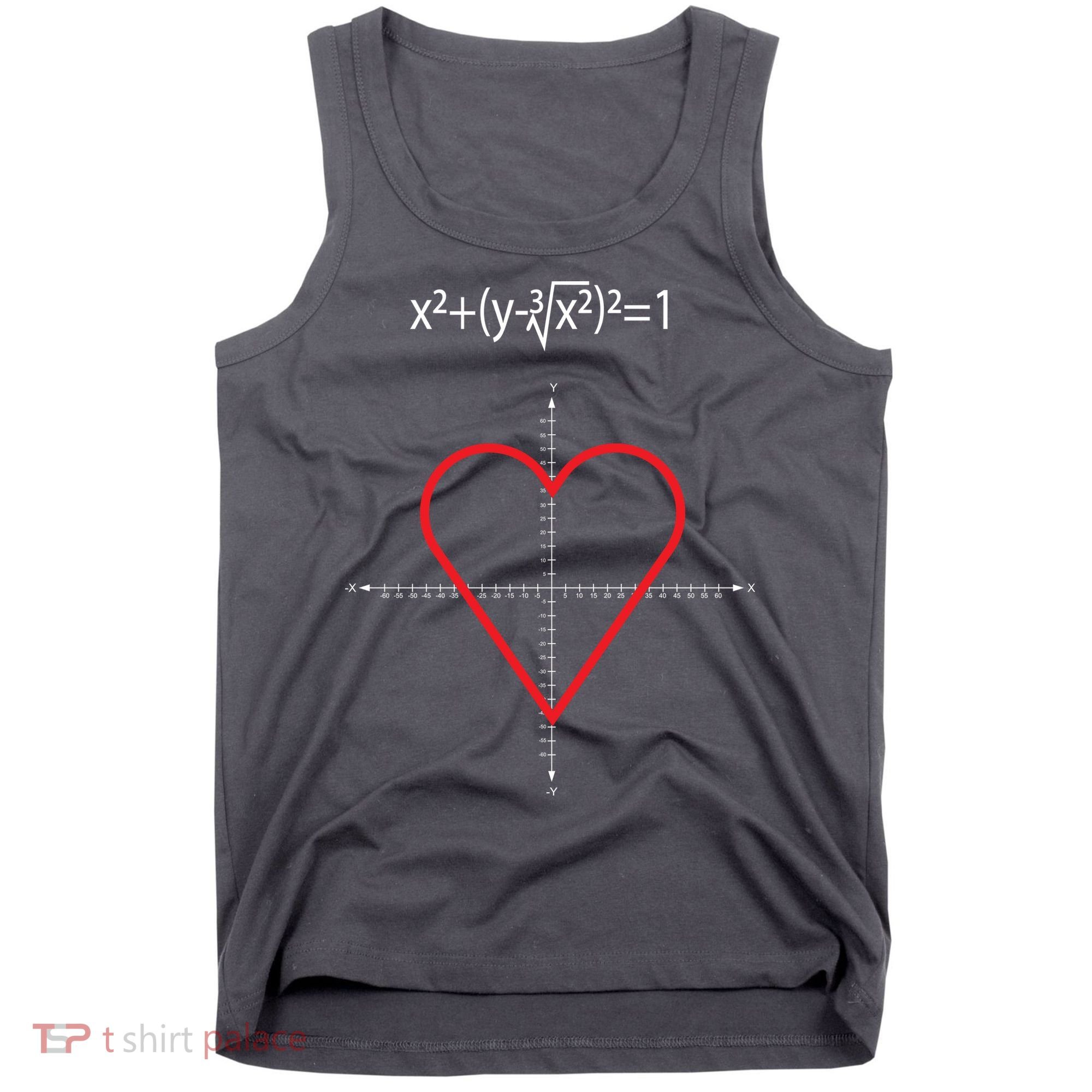 Love Heart Math Equation Tank Top