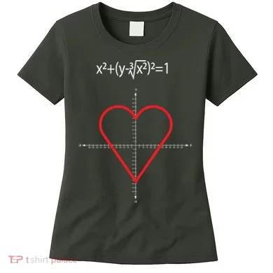Love Heart Math Equation Women's T-Shirt