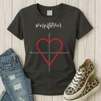 Love Heart Math Equation Women's T-Shirt thumb 3