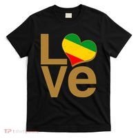 Love Heart Traditional African Colors T-Shirt thumb 0