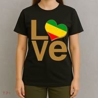 Love Heart Traditional African Colors T-Shirt thumb 4