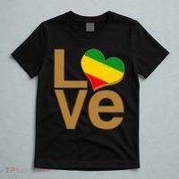 Love Heart Traditional African Colors T-Shirt thumb 5