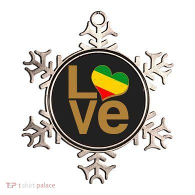 Love Heart Traditional African Colors Ornament