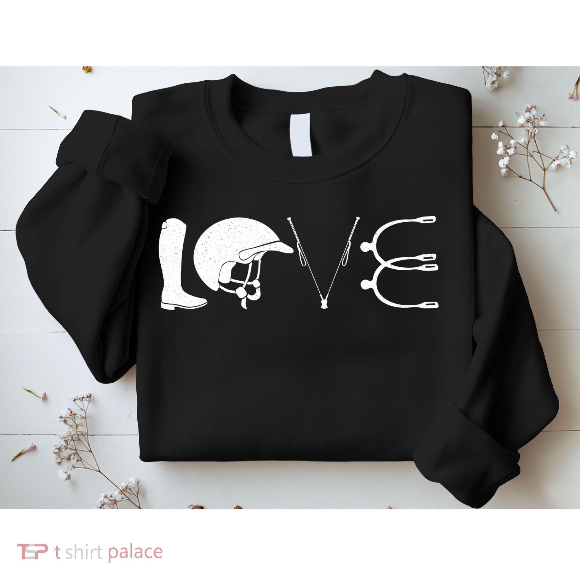 Love Horseback Riding Horse Fan Sweatshirt