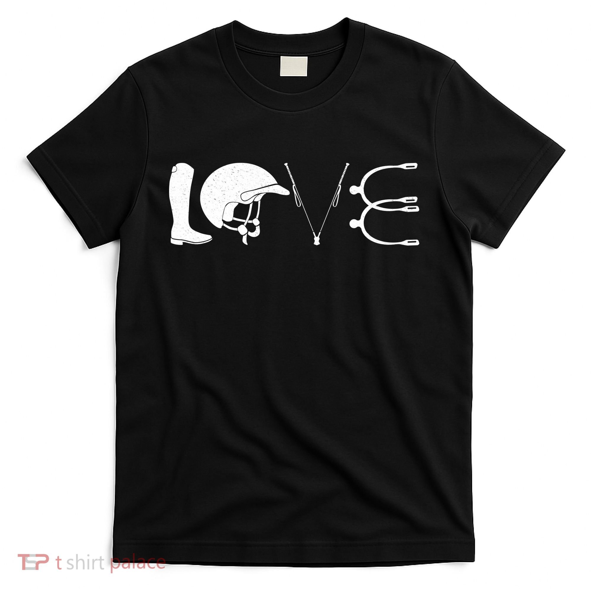 Love Horseback Riding Horse Fan T-Shirt