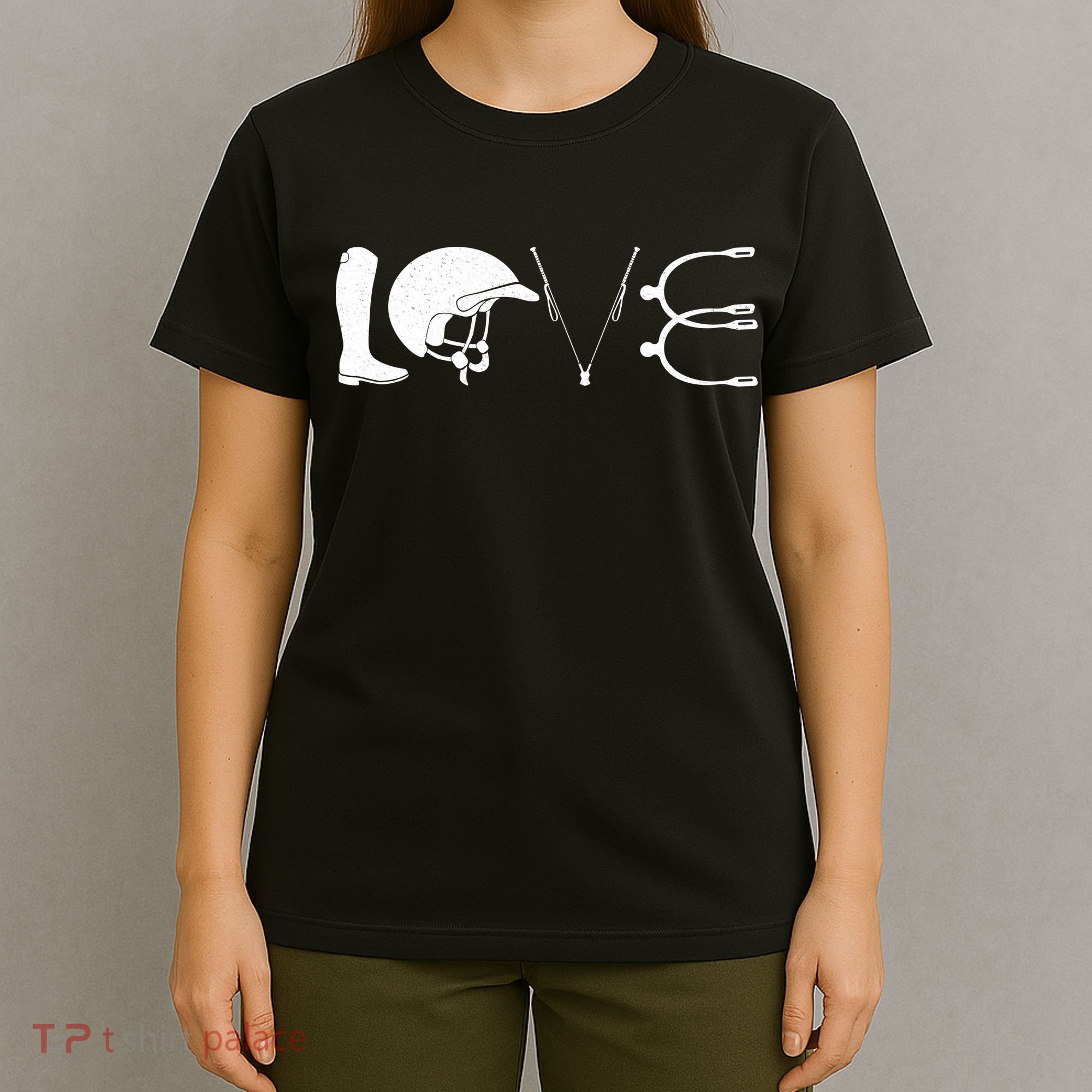 Love Horseback Riding Horse Fan T-Shirt