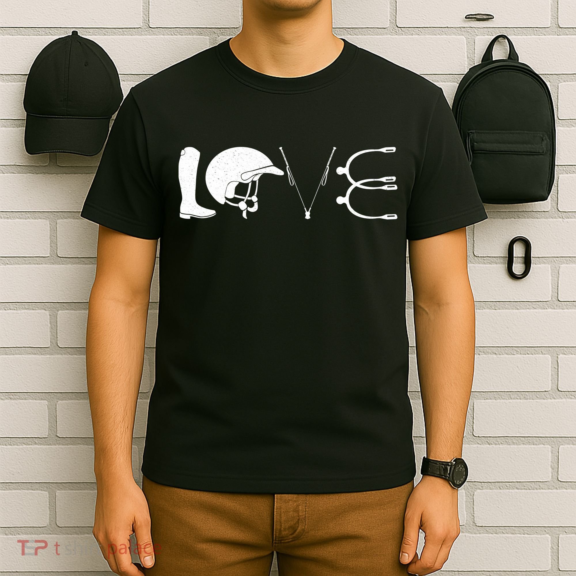 Love Horseback Riding Horse Fan T-Shirt