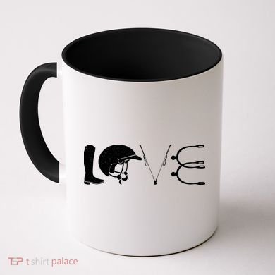 Love Horseback Riding Horse Fan Coffee Mug