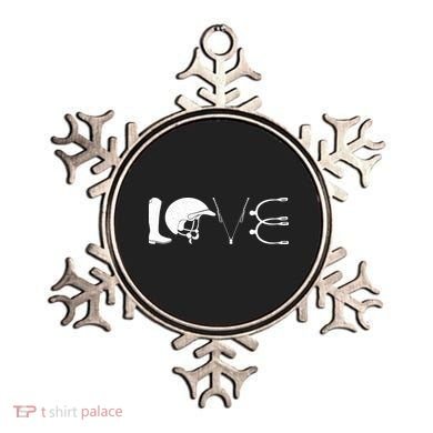 Love Horseback Riding Horse Fan Ornament